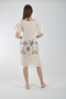 Muslin Beach Dress Kilim Pattern Round Neck 1 Piece - 2