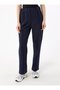 Basic Crew Neck Raglan Sleeve Long Double Tracksuit Set - Navy Blue - - 4