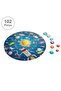 Puzzle Solar System Round Puzzle