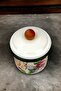 Enamel Jar with Lid Spice Container, 1 L Spice Container, Dowry, Gift, Yogurt Fermentation, Multi-Purpose Jar - 6