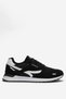 Men's Orthopedic Daily Walking Running Sneaker Sports Shoes Black - White
