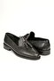 Vittorio genuine leather handmade men's black suede leather loafer - 3