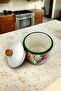 Enamel Jar with Lid Spice Container, 1 L Spice Container, Dowry, Gift, Yogurt Fermentation, Multi-Purpose Jar - 5
