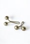Scarf Shawl Clip Silver 12 Pieces Pearl Model - Clip Women's Hijab Accessory Needle - 5