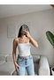 Basic Crop with Straps - White - 2