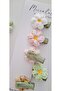 Handmade Baby Knitted Daisy Clips Set of 5 – Mini Clips, Non-Slip, Natural Hair Accessory (3.5 cm) - 5
