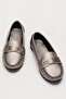 Women's Light Sole Daily Comfortable Ballerinas PLATINUM - 6