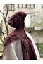 Hijab Cotton Crash Shawl Bitter Brown