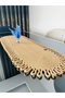 Jute, Runner, Placemat, Plate, Table Cloth, Coffee Table Cloth, Tricot Ranır, Lux Presentation - 3
