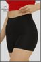 Women's Black Mini Shorts Boxer High Waist Firming Fit Look 11080
