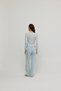 Women's Snow Melange Button Detailed Long Sleeve Blouse - 6