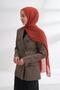 Muslin Checker Pattern Shawl 3350-Tile