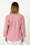 Dusty Rose Oxford Textured Fabric Relaxed Cut Shirt 1500072 - 6