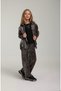 Limi Girl Summer Thin Shiny Fabric Shirt Jacket Pants Stretchy Badi 3 Piece Suit - 2