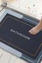 Water Absorbent Mat Stylish Design Ablution Bath Mat Non-Slip Base Diatom 35X58 cm Oval Mat - 4