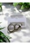 3-Piece Xoxo Model Ring Steel Earrings - 3