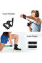 11 Pcs Resistance Rubber Set 68 kg Strength Resistance Muscle Developer Power Band with Door Pull Apparatus - 7