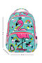 Licensed flamingo patterned elementary school bag, thermal lunch box and pencil case set - 2