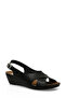 162751 .Z5Fx Black Women's Flat Sandals