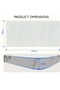 FlexiSpot Electric Standing Desk Ergonomic 141x76 cm Workstation - Egger Marble - 3