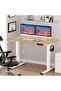 FlexiSpot Electric Standing Desk Ergonomic 141x76 cm Workstation - Coco Bolo - 2