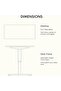 FlexiSpot Modern Standing Desk with Height Adjustable 150x65 cm - Coco Bolo and White - 6