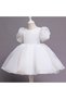 Balloon Sleeve Organza Design Evening Dress with Crystal Tulle Organza Girls' Dress Children's Evening Dress - 6