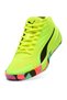 Court Pro Marble Men's Yellow Basketball Shoes - 5