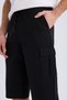 Slim Fit Slim Fit Cargo Pocket Basic Plain Capri Shorts T4693Az25Sm - 5
