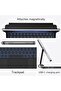 Max & Max Magnetic Keyboard Case Black iPad Air 13Inch - 3