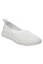D25Ya-105Z Daily White Women's Ballerinas