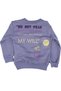 Girl's Purple Frilly My Will Written Flower Pot with Flower Print Set of 2 - 3