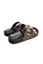 Double Banded Anatomical Sole Nubuck Men's Slippers - 3