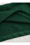 Unisex Green White Polo Neck Half Zipper T-Shirt - 4