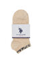Women's Cream Melange Socks 50295771-Vr159 - 4
