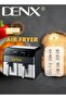 Dual Basket Air Fryer Stainless Steel, 4L + 4L Capacitive, Touch Control Panel, Temperature Control - 4
