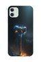 حافظة شفافة متوافقة مع هاتف iPhone 11 بتصميم مطرقة