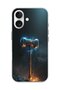 حافظة شفافة متوافقة مع هاتف iPhone 16 Plus بتصميم مطرقة