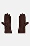 Men 1 Pair Leather Hand Gloves, Brown - 2