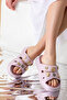 Women's Eva Rhinestone High-Scale Non-Slip Sole Daily Beach Sea Pool Bath House Slippers - 5