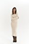 Melbourne Beige Organic Long Knit Dress - 7