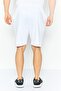 Men Drawstring Embroidered Logo Basic Shorts, White - 2