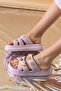 Women's Eva Rhinestone High-Scale Non-Slip Sole Daily Beach Sea Pool Bath House Slippers - 7