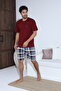 Men's Short Sleeve Shorts Men's Pajama Set New Season