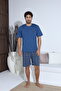 Men's Short Sleeve Shorts Men's Pajama Set New Season - 6