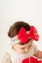 Baby Girl Evening Dress with Bow Detail - 2