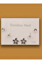 316 L Steel Earring Set. Star Earrings - 2