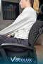 Orthopedic Lumbar Support Pillow - Visco Lumbar Support Cushion Comfort at Home Office Car Black 35X34X12 - 5