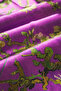 100% Silk Shawl Scarf (45X165 cm) - Vincent Van Gogh (Almond Tree Purple) - 3