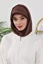 Four Seasons Women's Instant Bonnet with Visor and Concealer Feature, Brown, B-88O - 8